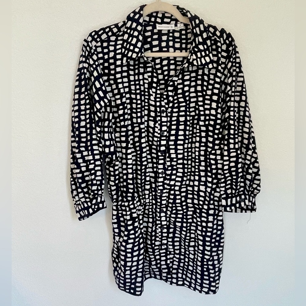 Susan Graver Button Down Tunic Size Medium